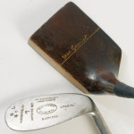 Putter "piano" Jean Gassiat and "mashie niblick" Jean Gassiat - Chiberta GC | Collection Philippe Estang