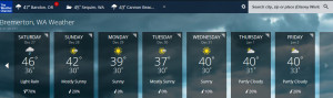 The forecast looks good!