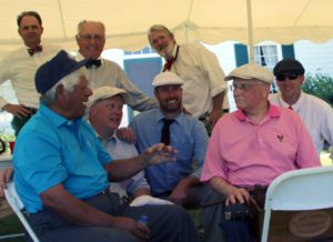 Mike Just and Lee Travino hold court at the 2016 National Hickory Championship